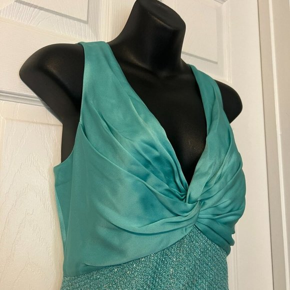 St John by Marie Gray Ultramarine Santana Knit Evening/Occasion Dress Sz 4 - Picture 2 of 8